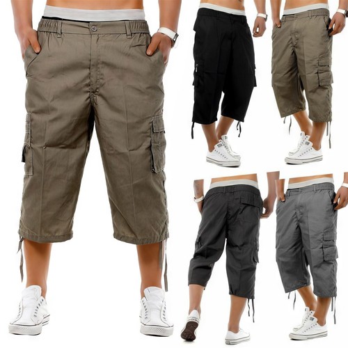 Mens shorts elasticated - mens, 3/4