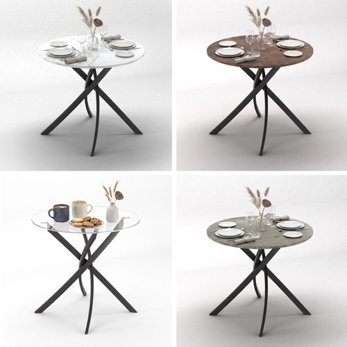 80cm round dining table - 80cm,