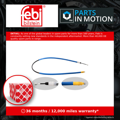 Handbrake cable fits - fits, vauxhall