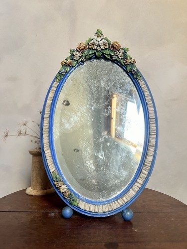 Vintage barbola mirror - mirror,