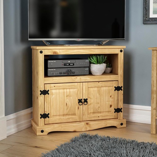 Rustic solid pine corner - rustic,