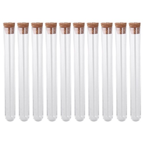 With cork stoppers plastic - with,