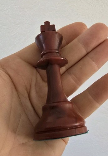 Vintage large plastic chess - large,
