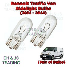 For Renault Trafic Front Sidelights Parking Lights Side Light Bulbs Van (01-14)