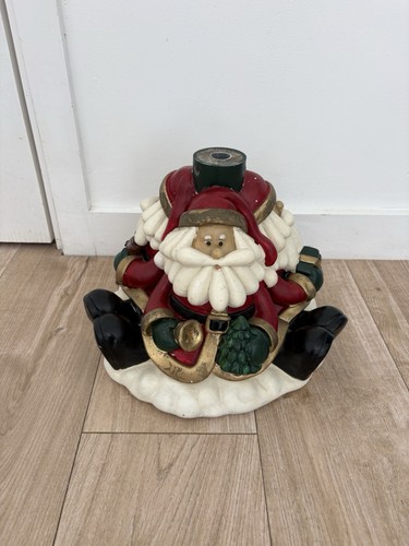 Vintage santa christmas tree - vintage,