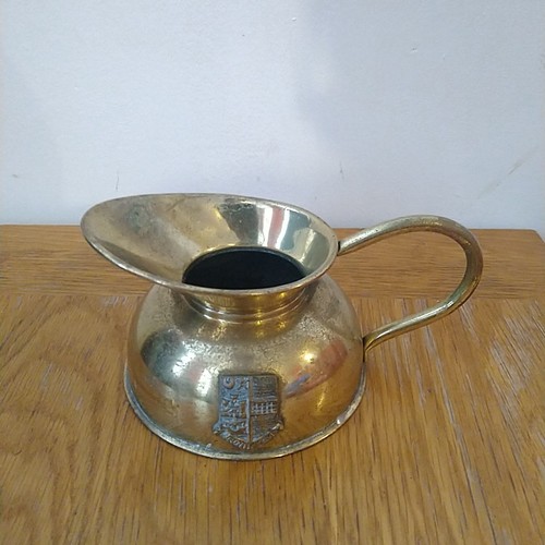 Brass and copper jug pitcher - brass,