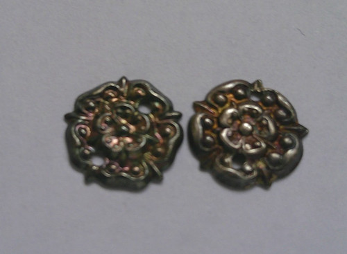Two original silver military - two,