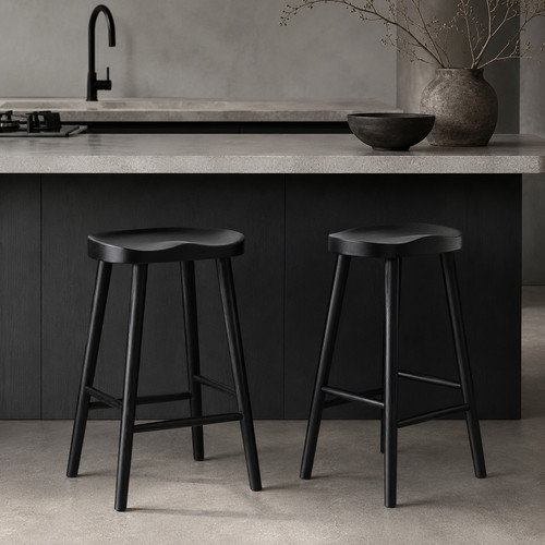 Shaker counter stool black - stool,