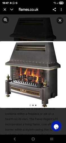 Gas fire - gas,