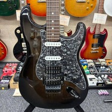 [Edwards] ST Type Black Electric Guitar Used Product Shipping From Japan Rare