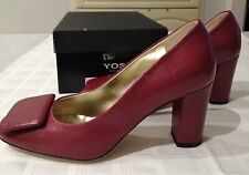 Scarpe Yosh donna tacco comodo. Vero cuoio morbido. Made in Italy. 