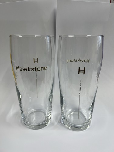 Hawkstone pint glass brand - hawkstone,