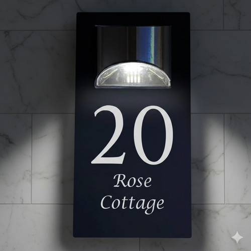 Personalised house number - personalised,