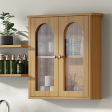 2 Door Bathroom Cabinet Oak
