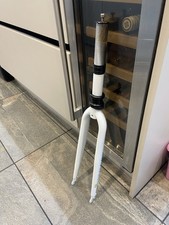 White Steel Road Racing Bike