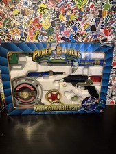 VINTAGE 1996 90s BANDAI SABAN'S POWER RANGERS 7 IN 1 ZEO BLASTER TOY SET BOXED