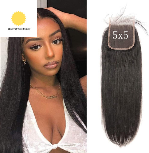 5x5 lace closure - lace, straight