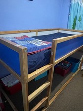 IKEA Kura Reversible Bed 99cm by 209cm  Good Condition with mattress 