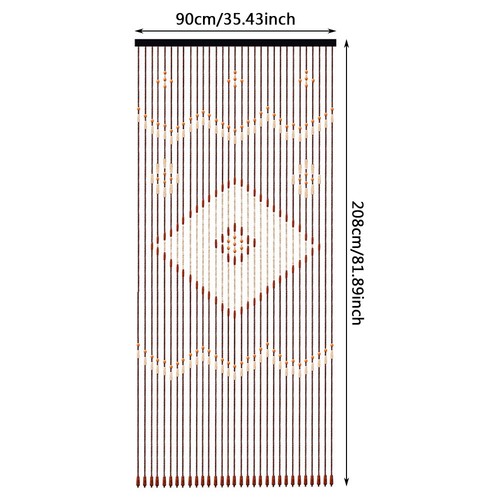 208cm wooden beaded - 90*208cm,