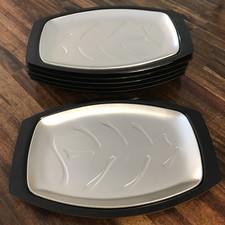 Nordic Ware Steak Fajita Serving Platters Set Of 6 USA Made 12”x8”