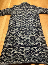 MONSOON long knitted cardy coat. Size M. Excellent condition. Navy/grey/green.