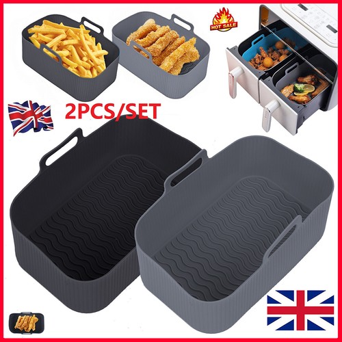 Air fryer silicone pot - 2x,