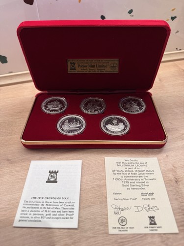Pobjoy mint millennium crowns - pobjoy,