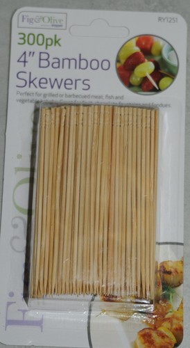 300 bamboo skewers wooden - 300,