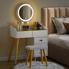 White Mirrored Dressing Table