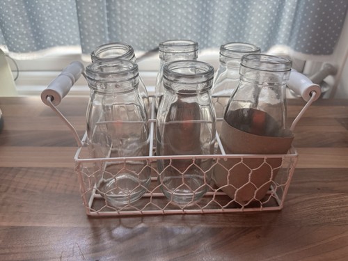 Half point bottle milk - a, in
