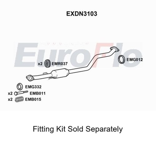 Rear muffler silencer insert - muffler,