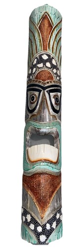 Tiki mask hawaiian wall - 40”,
