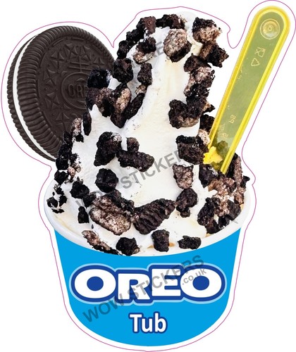 Ice cream van sticker - , oreo
