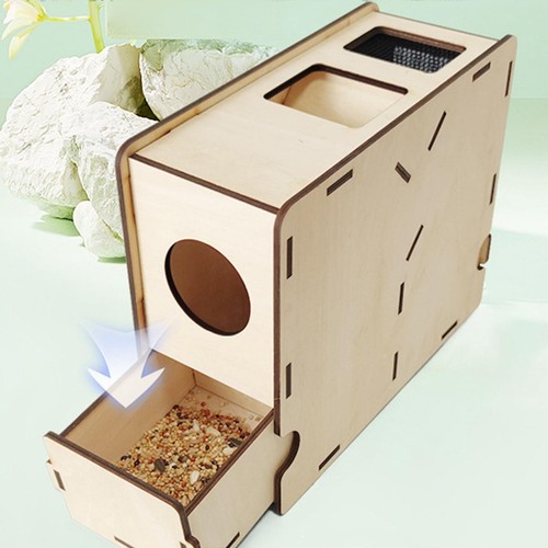 Diy wooden bird feed sheller - wooden,