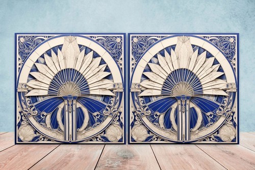 Art deco design - design, tiles