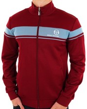 Sergio Tacchini Masters Track Top Claret / Sky Blue