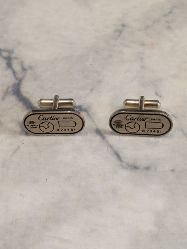 Cartier cufflinks oval - cufflinks,