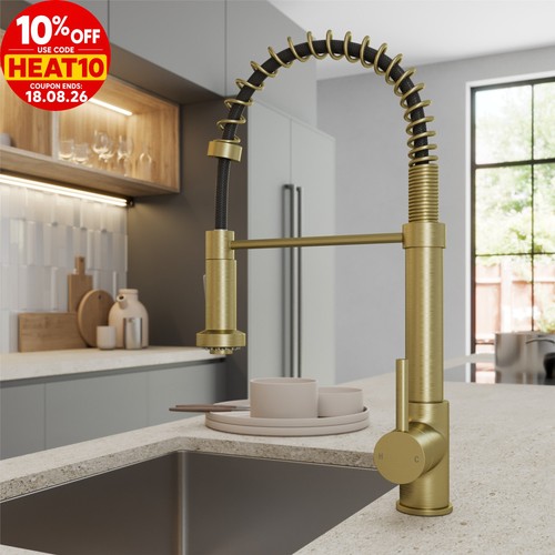 Brushed brass pull out kitchen - brass,