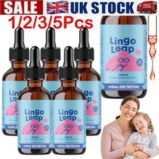 1~5X Lingo Leap Children's Drops - Zeolite Detox for Speech Delays Therapy - 1oz