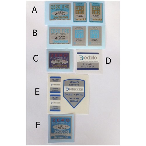 Dedacciai decal set choices - , of