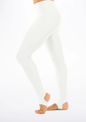 Stirrup leggings shiny nylon - leggings,