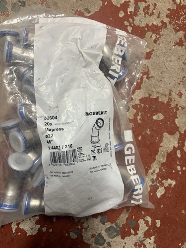 Geberit mapress 22mm degree - geberit,
