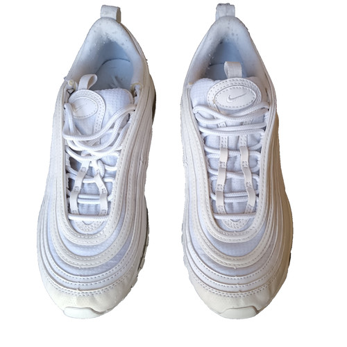 Nike air max white metallic - air,