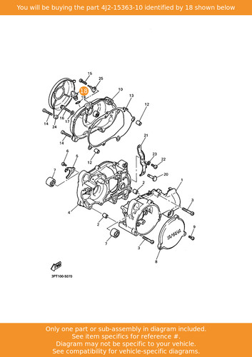 Yamaha plug oil 4j2 - plug,, 4j2-15363-10