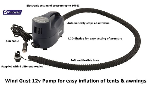 Outwell wind gust 12v - outwell,