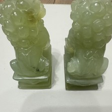 A Pair Of  Chinese Jade Foo