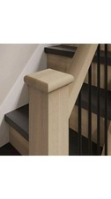 Solid Oak Flat Newel Cap For