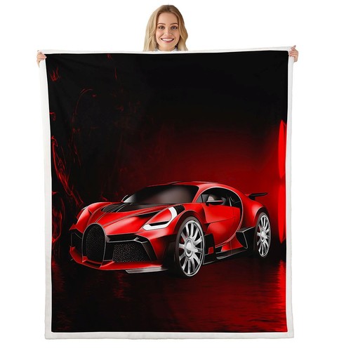 Sports car plush red race - plush,