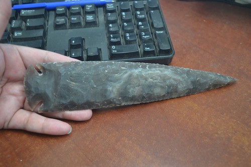 Agate stone spearhead - agate,