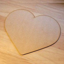 Wooden Large Blank Hearts
